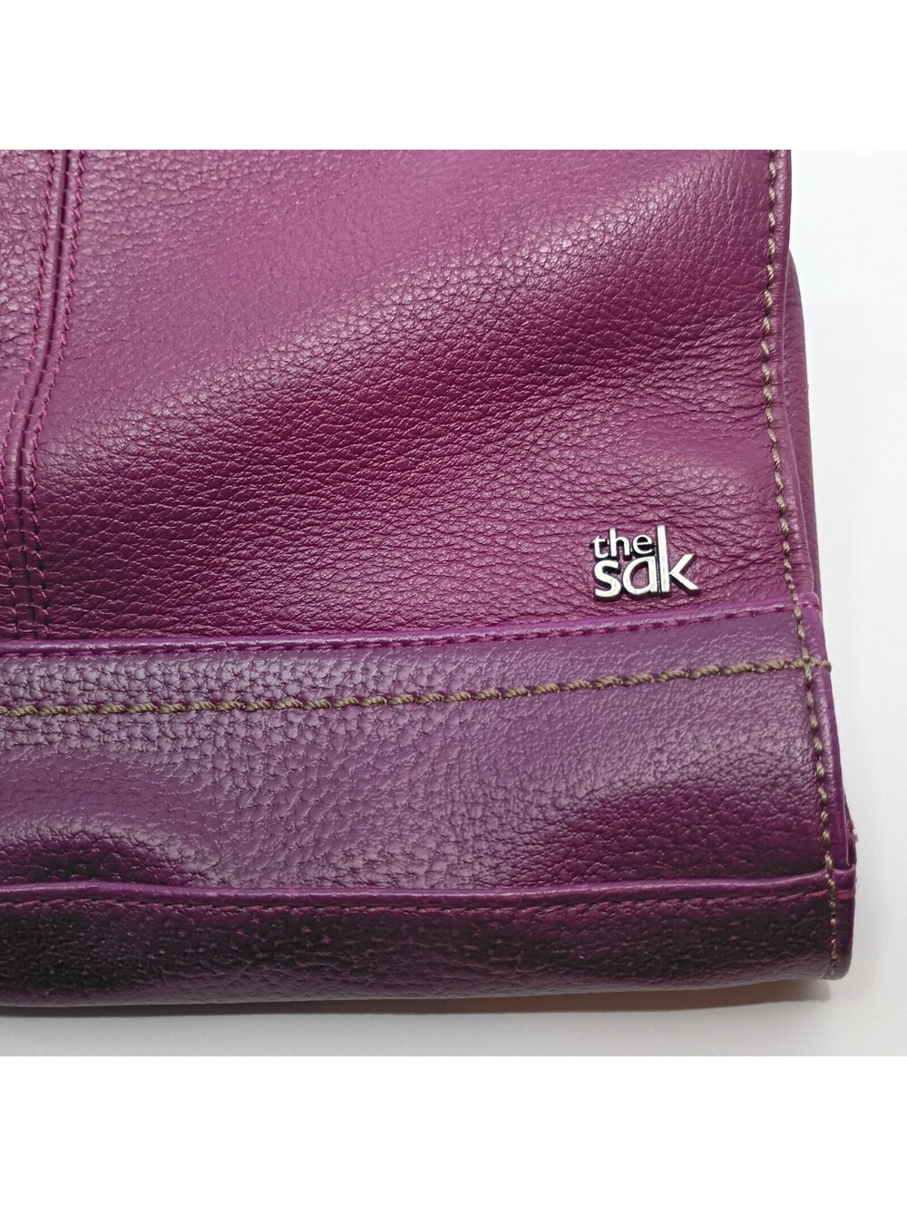 The Sak Y2K  Shoulder Crossbody Purse Bag Fuscia Pink Leather - Picture 2 of 11